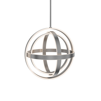 Luminaire suspendu sphérique 1 lumière Kinetic