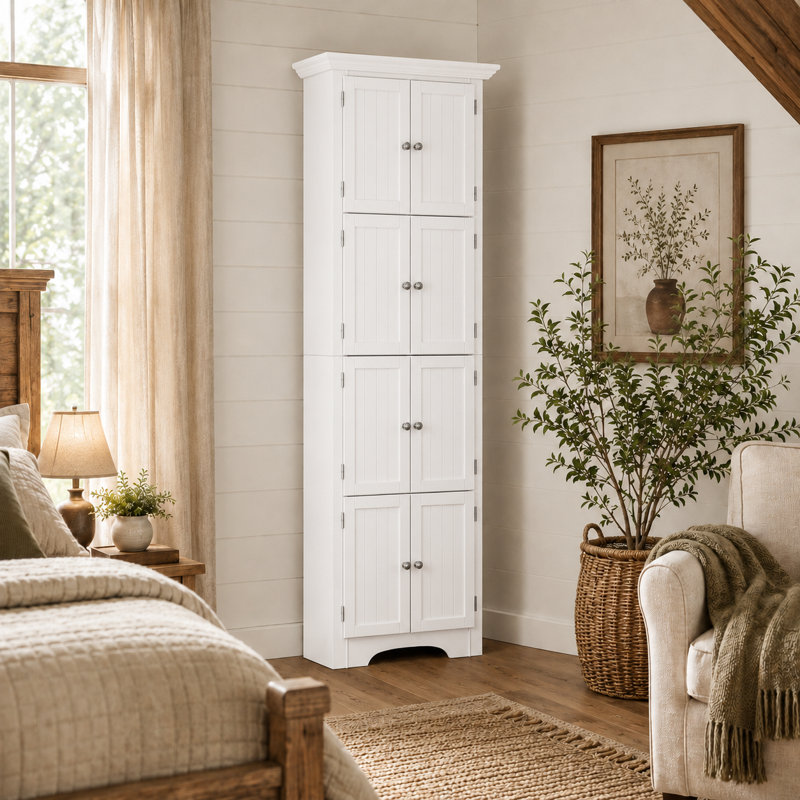 Lynnasia Bathroom Cabinet, White