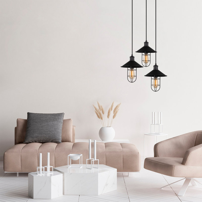 Luminaire suspendu conique à 3 lumières Eastwood