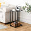 Quintion Glass Top Frame End Table-1230663665