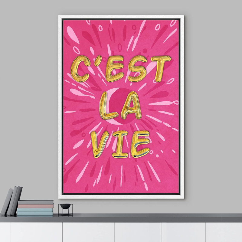 Chambre à coucher pour filles, chambre à coucher, c'est la vie, H 36 po x l 24 po, Blanc