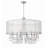 Walser 8 - Light Shaded Drum Chandelier with Crystal Accents-2059287461