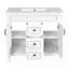 Meuble-lavabo moderne avec caractéristiques avancées pour un rangement élégant-450391316