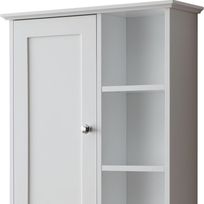23.6" Wall Bathroom Cabinet, White