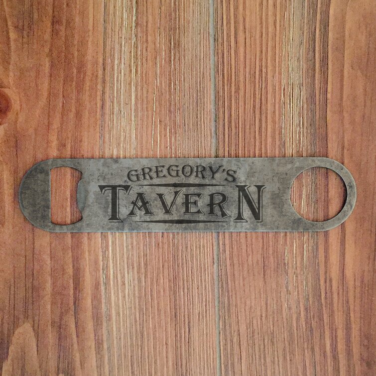 4 Wooden Shoes Personalized Tavern Beer Bottle Opener | Wayfair