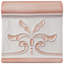Novecento Friso Evoli 5" x 5" Ceramic Bullnose Tile Trim-90287008