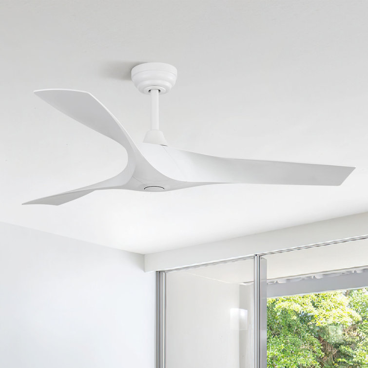 Kemp 52'' 3-Blade Matte Modern Ceiling Fan with Remote Control