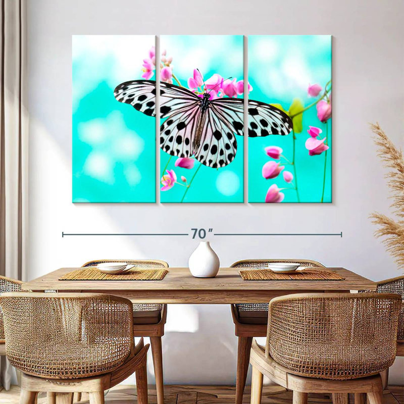 Butterfly Elegance, 42" H x 65" W