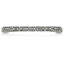 5" C TO C EVENING DRESS IV PULL; CLEAR CRYSTAL ANTIQUE NICKEL FINISH