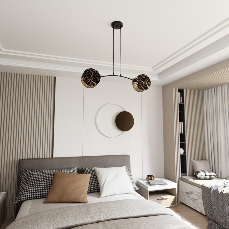 Baggio 2 - Light Pendant, Black/Gold