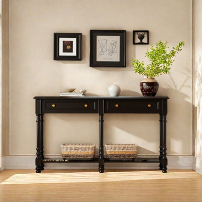 Retro Minimalist Console Table