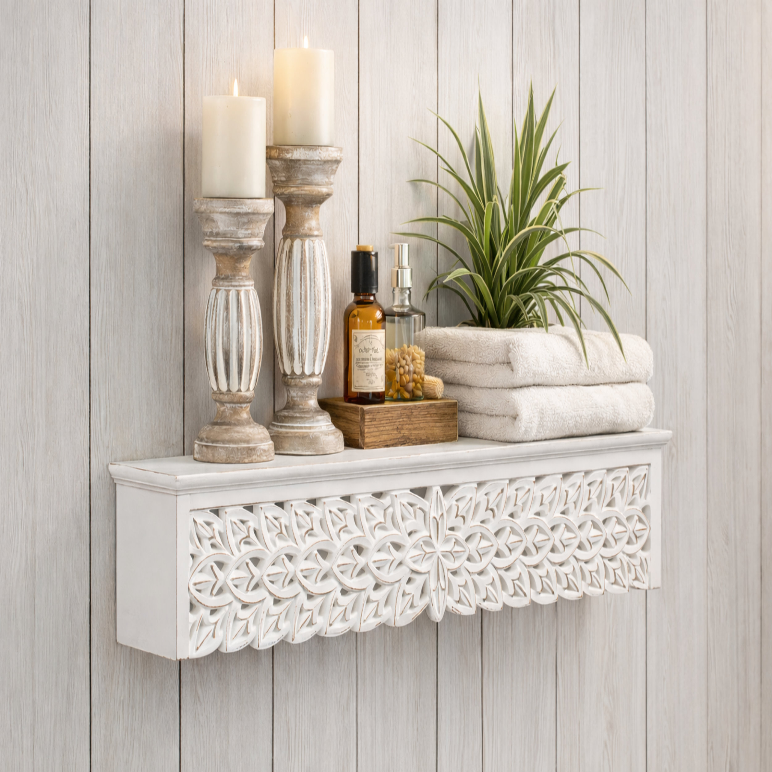 Ophelia & Co. Gaudin Decorative Wall Mounted Shelf White & Reviews