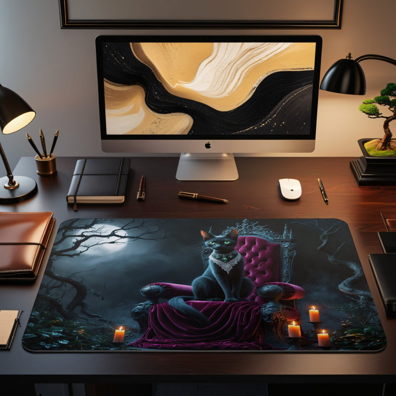 Polyester Desk Pad, 31.5x15.5