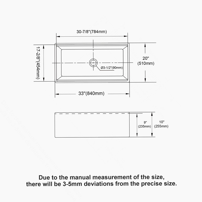Single Bowl Apron Front Sink For Kitchen