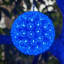 Ensemble de 50 lumières sphériques bleues Sphere