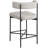 Hisayo Upholstered Counter Stool with Metal Frame-88514414