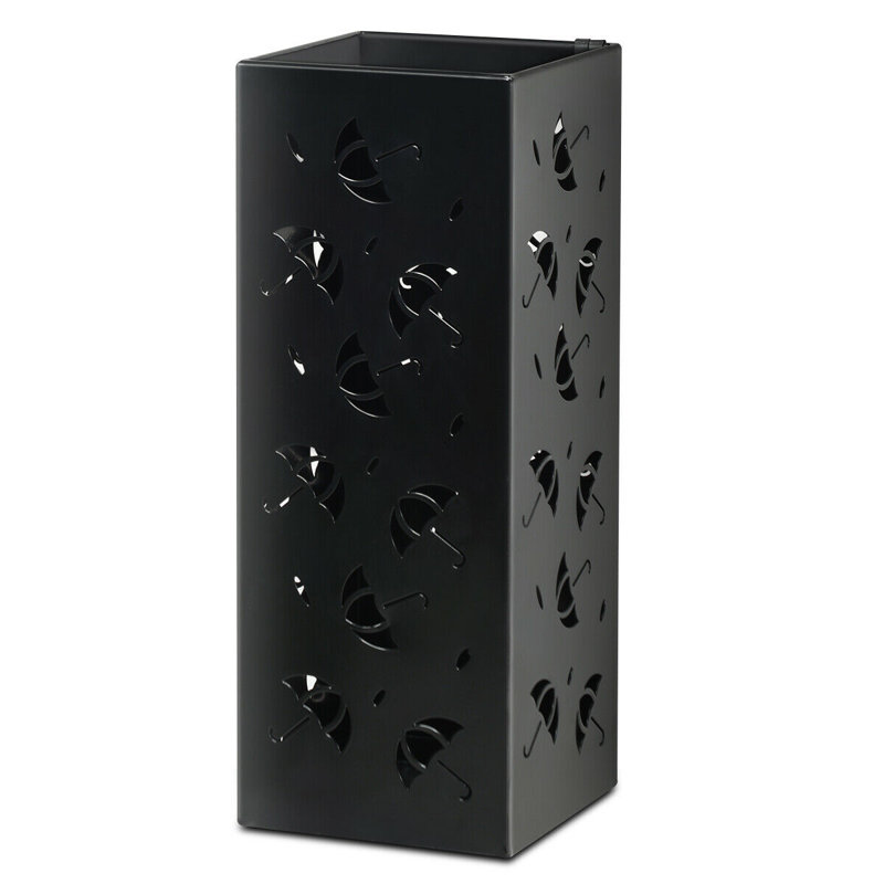 Abdulkadir Freestanding Umbrella Stand, Black