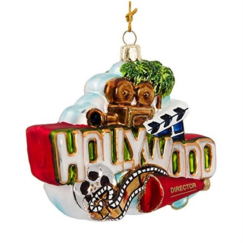 3.5 " Glass Hanging Figurine Ornament
