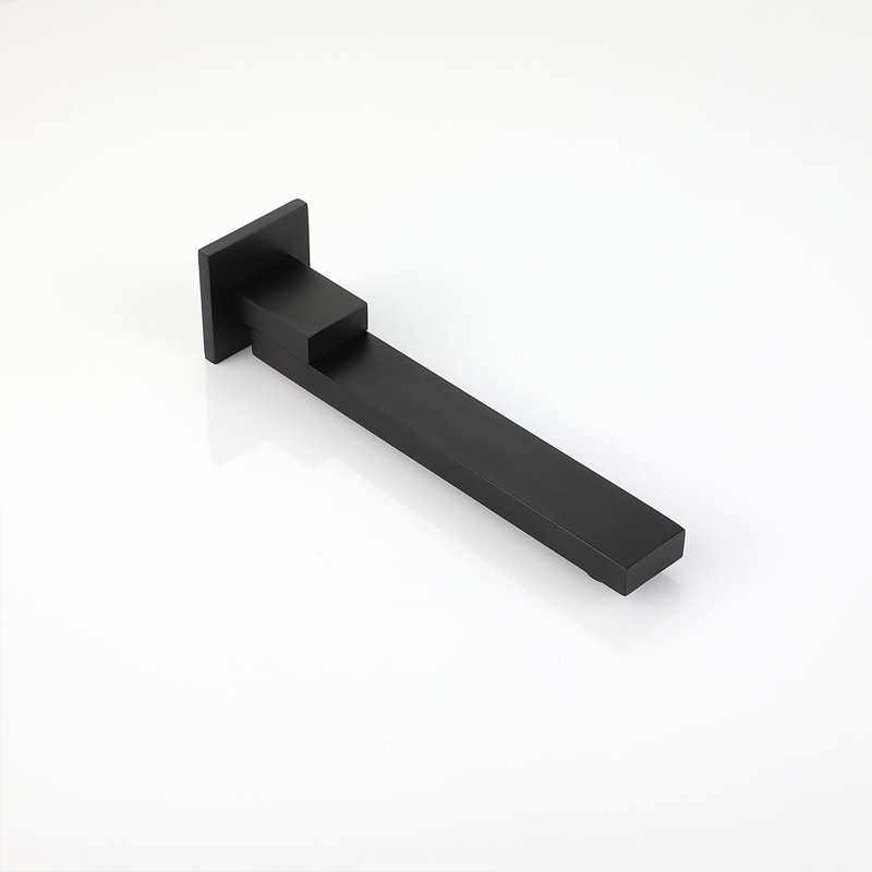 10" Rain Shower Head Systems Wall Mounted Shower, Matte Black