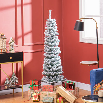 Arbre de Noël artificiel enneigé