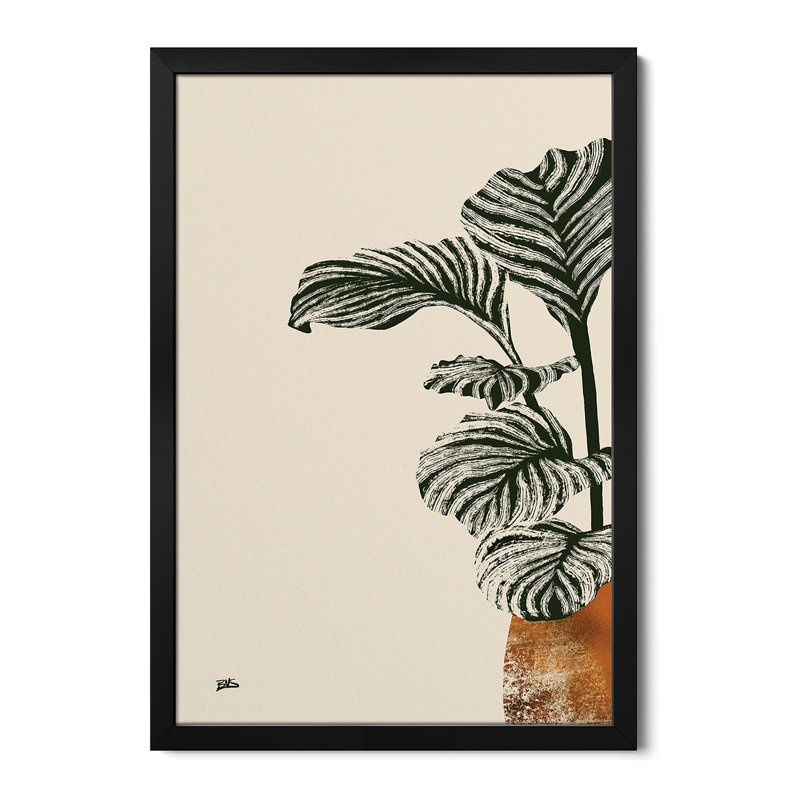Calas I (bronze), affiche encadrée par Bria Nicole, H 24 po x l 16 po