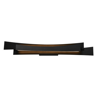 36'' Modern Black LED Vanity Light For Bathroom, Powder Room, Hallway – Integrated LED, No Bulb Required – BACL Certified with 3-Year Warranty