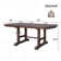 Table de salle à manger extensible 78 po, table de cuisine en bois de ferme avec rallonge amovible, grande table pour 4 à 8 personnes