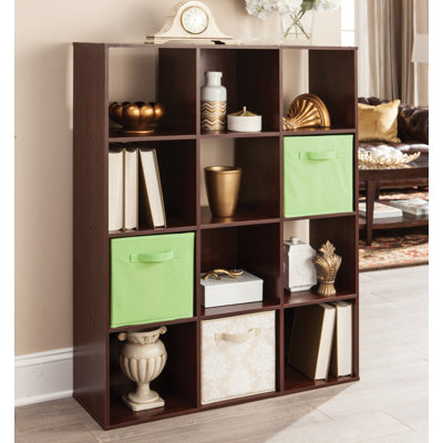 Closetmaid Cubeicals 47.56" H X 35.91" W Cube Bookcase In Dark Cherry