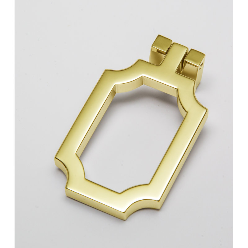 Classic Ring Pull, Polished Brass Unlacquered