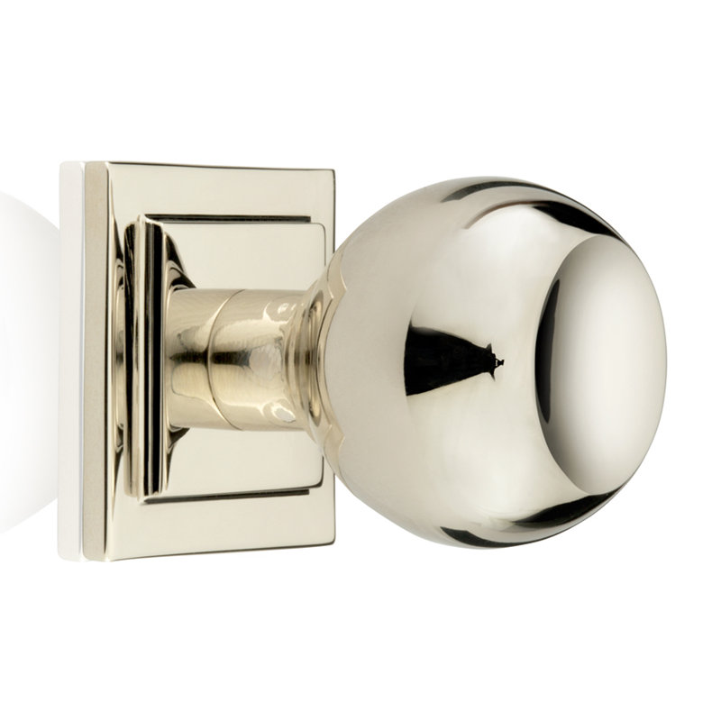 Balley 1 1/4" Diameter Round Knob, Polished Nickel