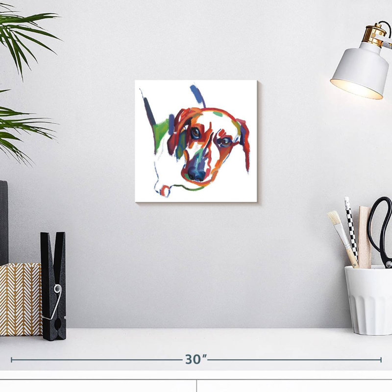 Crowle Dachshund Couleurs, H 10 po x l 10 po