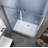 Langham XL 60 - 64" W x 80" H Sliding Frameless Shower Door-53048144-53048145