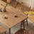 Elegant solid wood table set-111011282