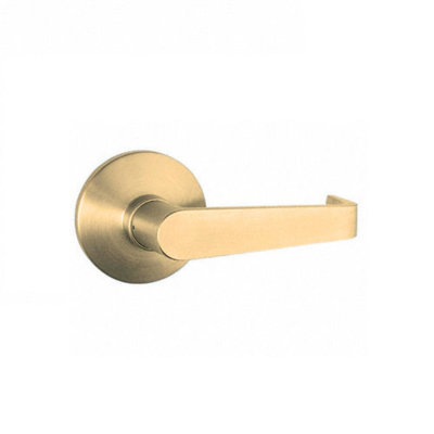 Bright Brass Passage Lever Trim for Panic Exit Device