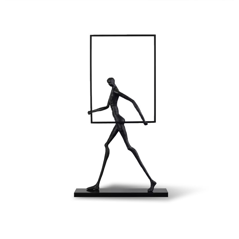 Figurine moderne moderne en fer