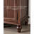 American Country Style Walnut Display Cabinet