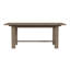 Ensemble de salle à manger extensible en bois massif 5 pièces Trevion-895026193
