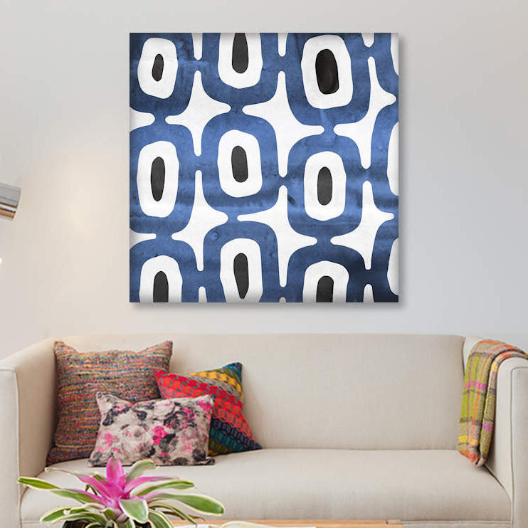 « mezzanine i », impression sur toile, H 26 po x l 26 po x P 1,5 po, Pas de tapis, Toile tendue