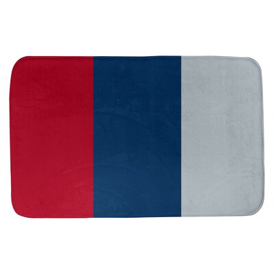 Los Angeles Anaheim Baseball Rectangle Memory Foam Non-Slip Striped Bath Rug -  East Urban Home, C02794241F4D455DA3554A22366D36FA