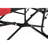 Camping Directors Folding Chair - Heavy Duty Portable With Side Table For Backyard Red Oversized Lawn-1200001479