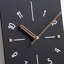 Horloges murales noires rectangulaires-833543845