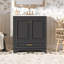 Meuble-lavabo 30 po avec lavabo en céramique-533837956
