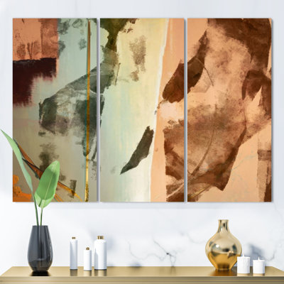 «Chocolate City at Horizon IV», reproduction sur toile 3 pièces