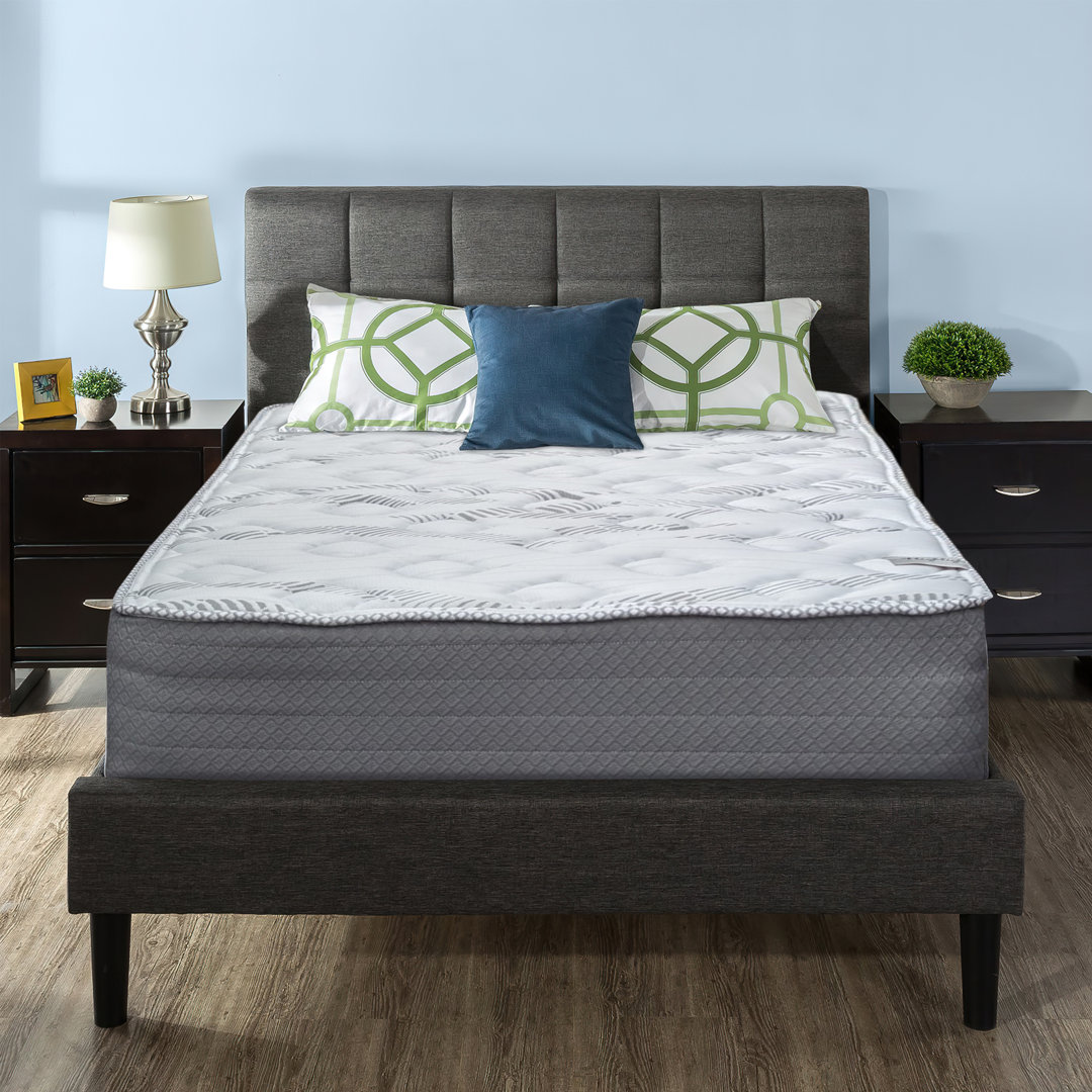 Icard 13-Inch Firm Heavier Pocket Coil Spring Hybrid Mattress, Motion Isolation with Durable Support Alwyn Home Mattress 