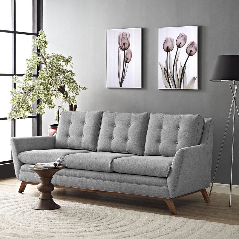 Canapé en tissu Modway Beguile, Gris espoir