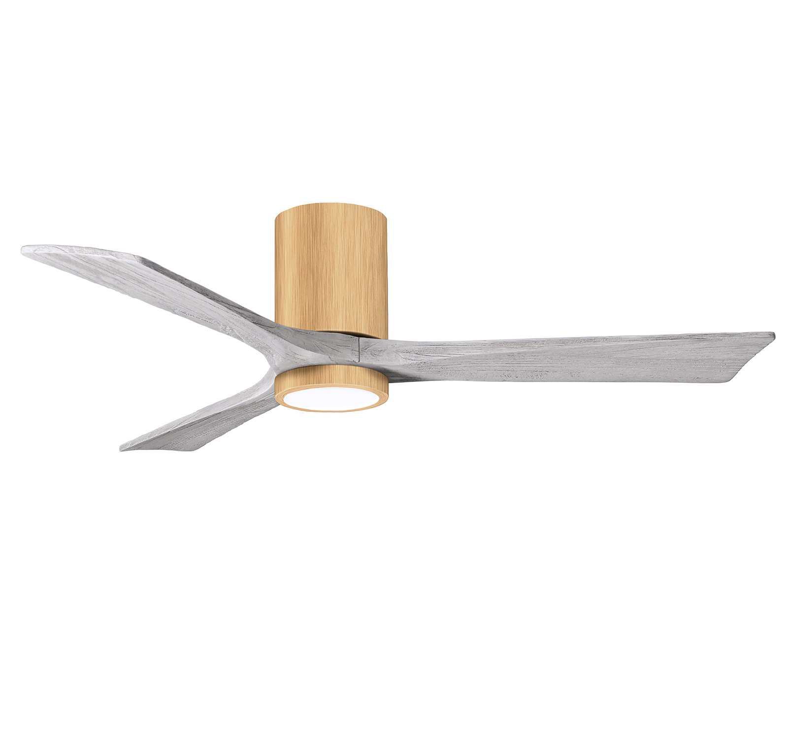 Olivier Ceiling Fan with LED Light Kit, Light Maple, 52", Barn Wood Tone