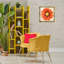 «Orange Dahlia Bloom», art mural encadré par Christine Zalewski-905321662-905321608