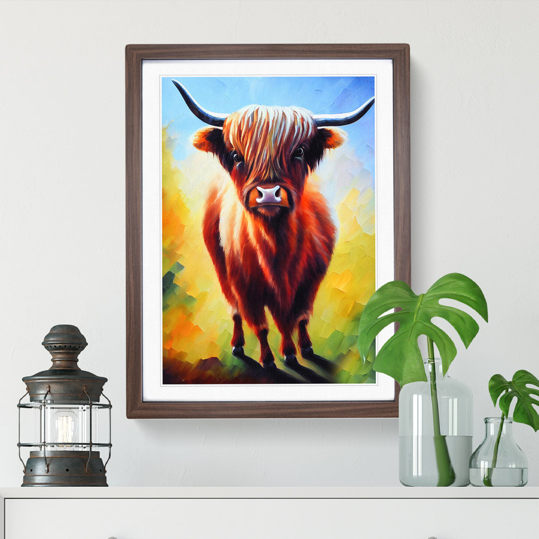 The Amazing Highland Cow - Wall Art