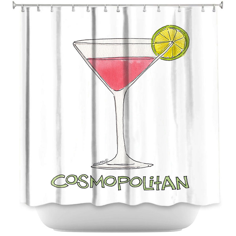 Rideau de douche simple cosmo
