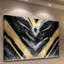Golden V - reproduction sur toile tendue-17648841